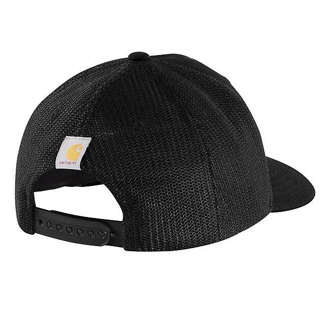 Rugged Flex Canvas Mesh Back 1889 Patch Cap - Black