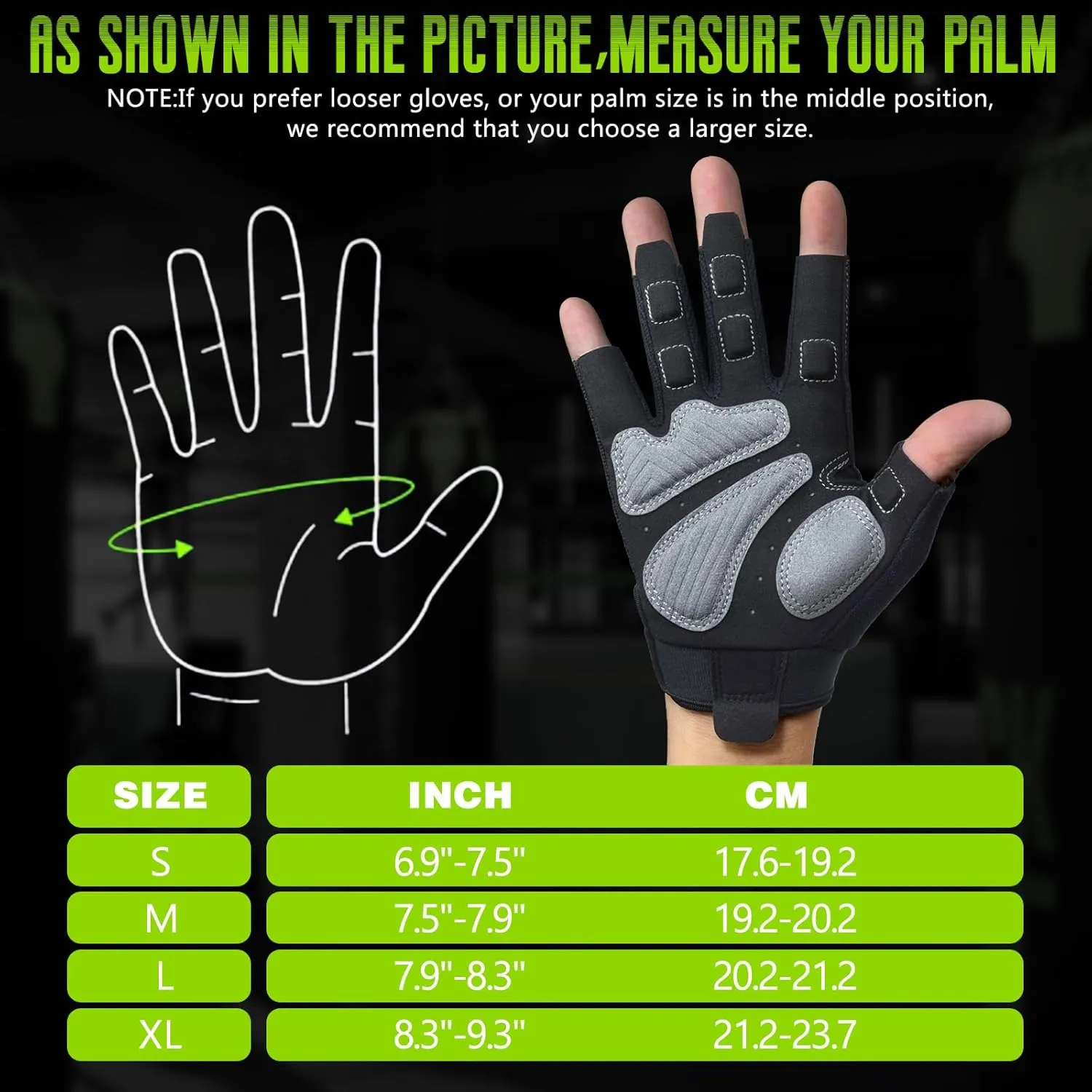 Seektop Workout Gloves for Men and Women, Weight Lifting Gloves with Full Protection, Excellent Grip, Gym, Breathable Exercise Gloves for Weightlifting, Fitness, Training