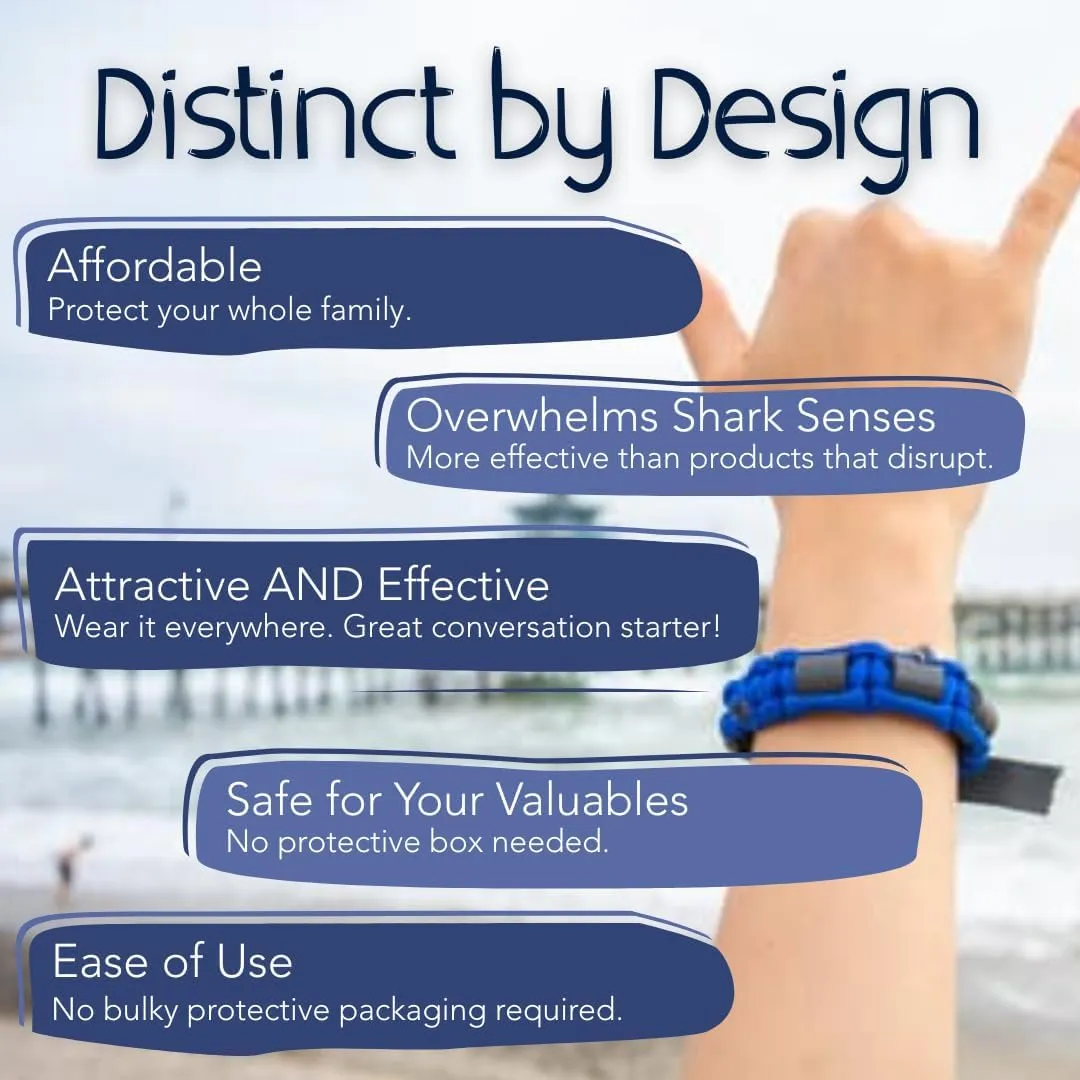 Shark OFF Proven Shark Repellent Bracelet Jewelry | The Rio | Deter Sharks with Science Backed Shark Repellent | Swimming, Surfing, Diving, Snorkeling and All Ocean Activities