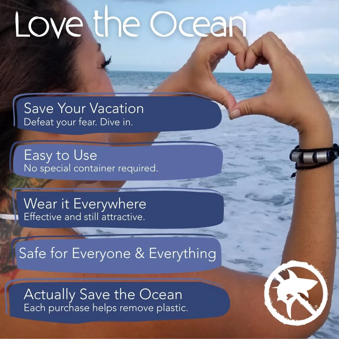 Shark OFF Proven Shark Repellent Bracelet Jewelry | The Rio | Deter Sharks with Science Backed Shark Repellent | Swimming, Surfing, Diving, Snorkeling and All Ocean Activities