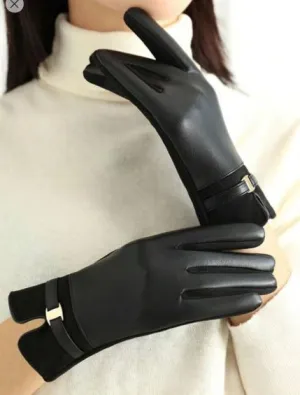 Shein 1 Pair Premium Sweet &amp; Cool Thermal Lined Gloves  