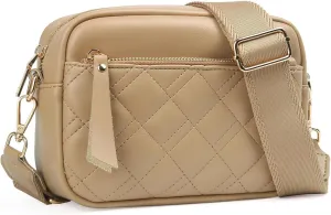 Small Crossbody Purse Leather Crossbody Bags for Women Fashion Handbag Cell Phone Crossover Shoulder Bag for Women
