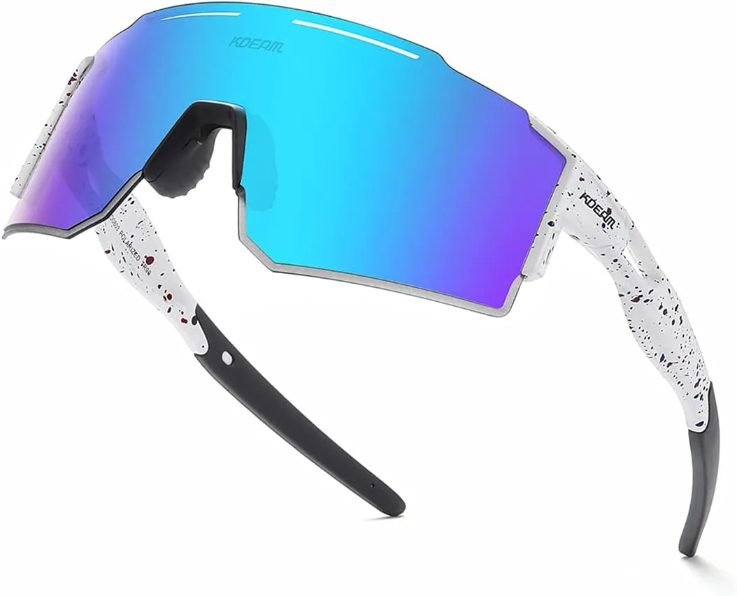 Sports Polarized Sunglasses for Men and Women, Youth Kids Baseball Softball Sunglasses for Cycling, Running