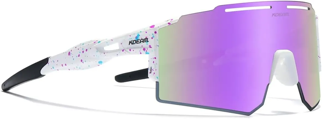 Sports Polarized Sunglasses for Men and Women, Youth Kids Baseball Softball Sunglasses for Cycling, Running
