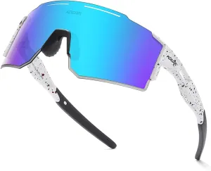 Sports Polarized Sunglasses for Men and Women, Youth Kids Baseball Softball Sunglasses for Cycling, Running