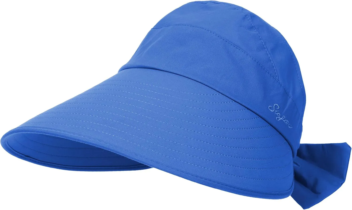 Sun Visor Hat for Women Wide Brim Ponytail Hole UV Protection Summer Cap Packable UPF 50  Travel Outdoor