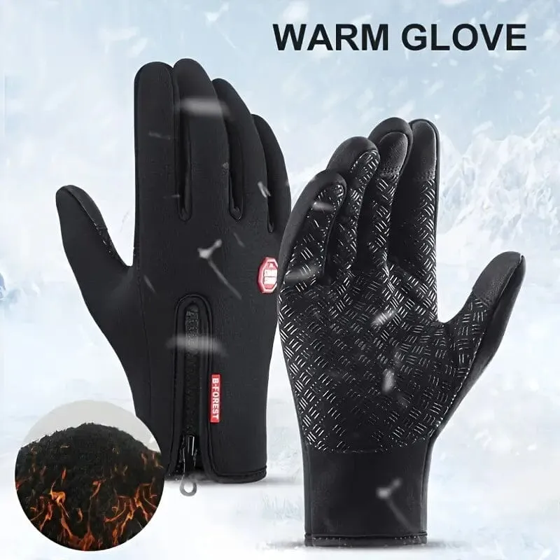 Thermal Insulation Waterproof Non-Slip Touchscreen Gloves
