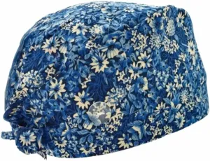 Working Cap with Silky Inner - Cotton Hat with Sweatband and Buttons, Adjustable Tie Back Ponytail, One Size