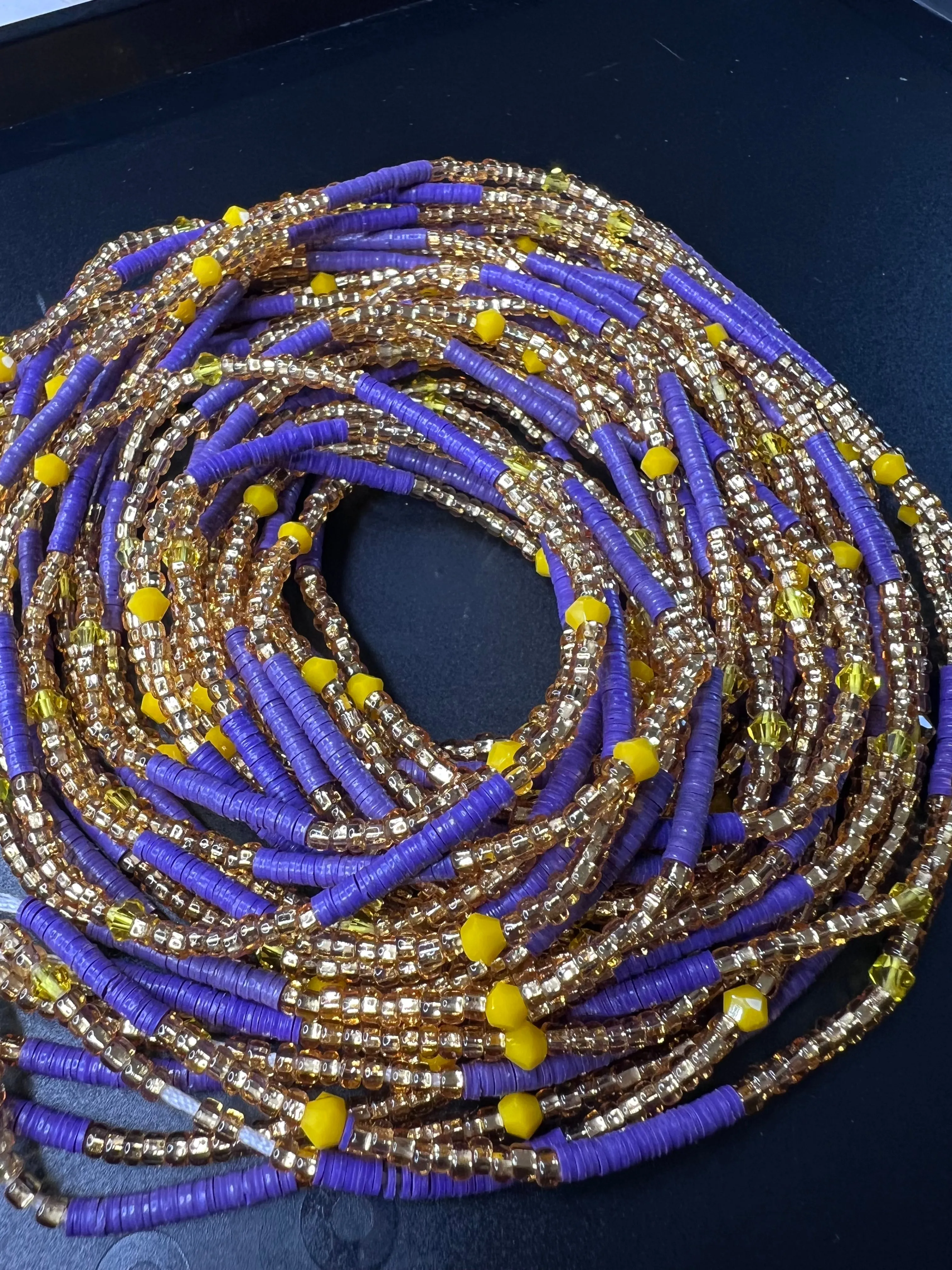 Yaaba Crystal Waist Beads (with Screw Clasp)