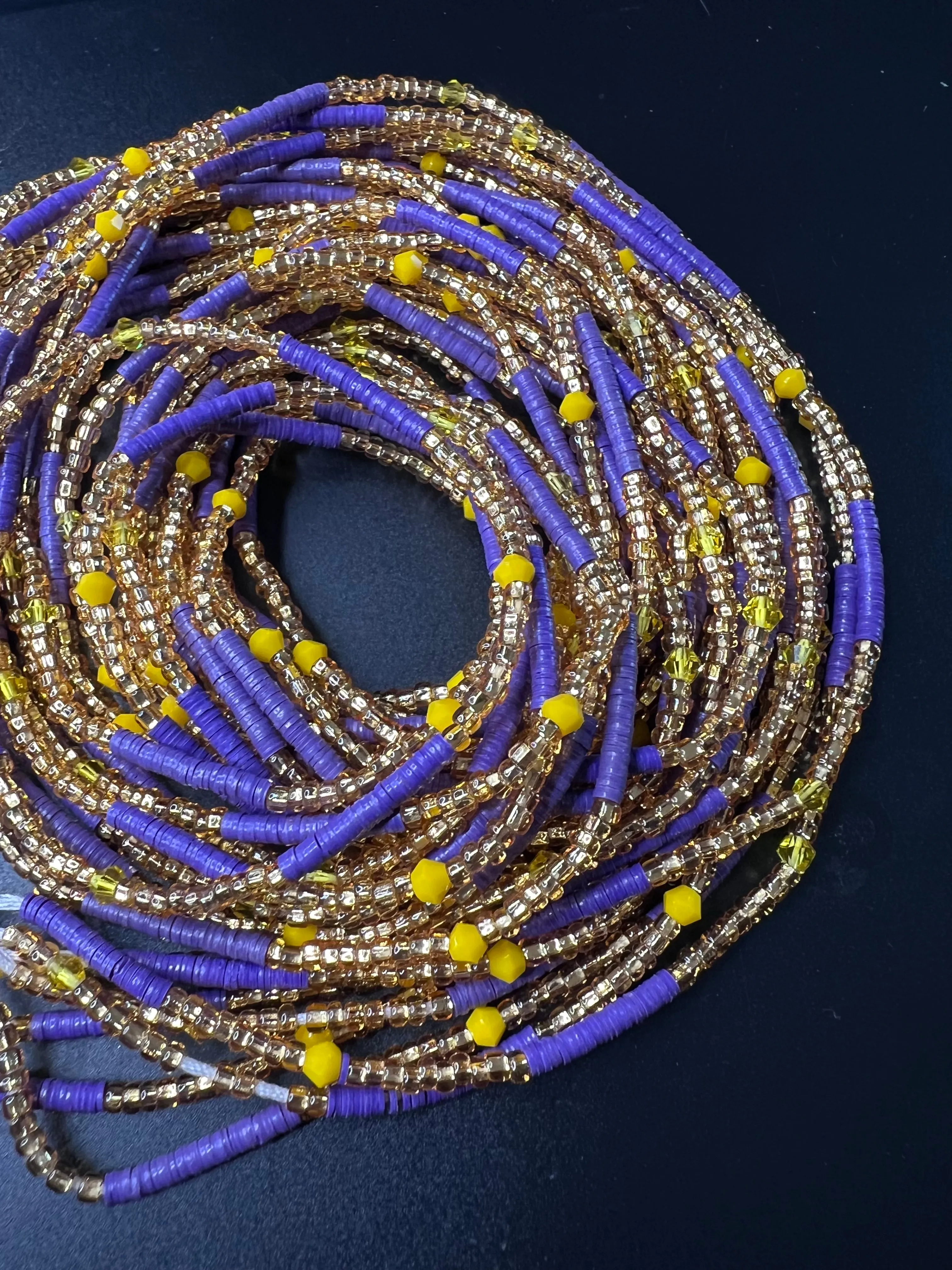 Yaaba Crystal Waist Beads (with Screw Clasp)