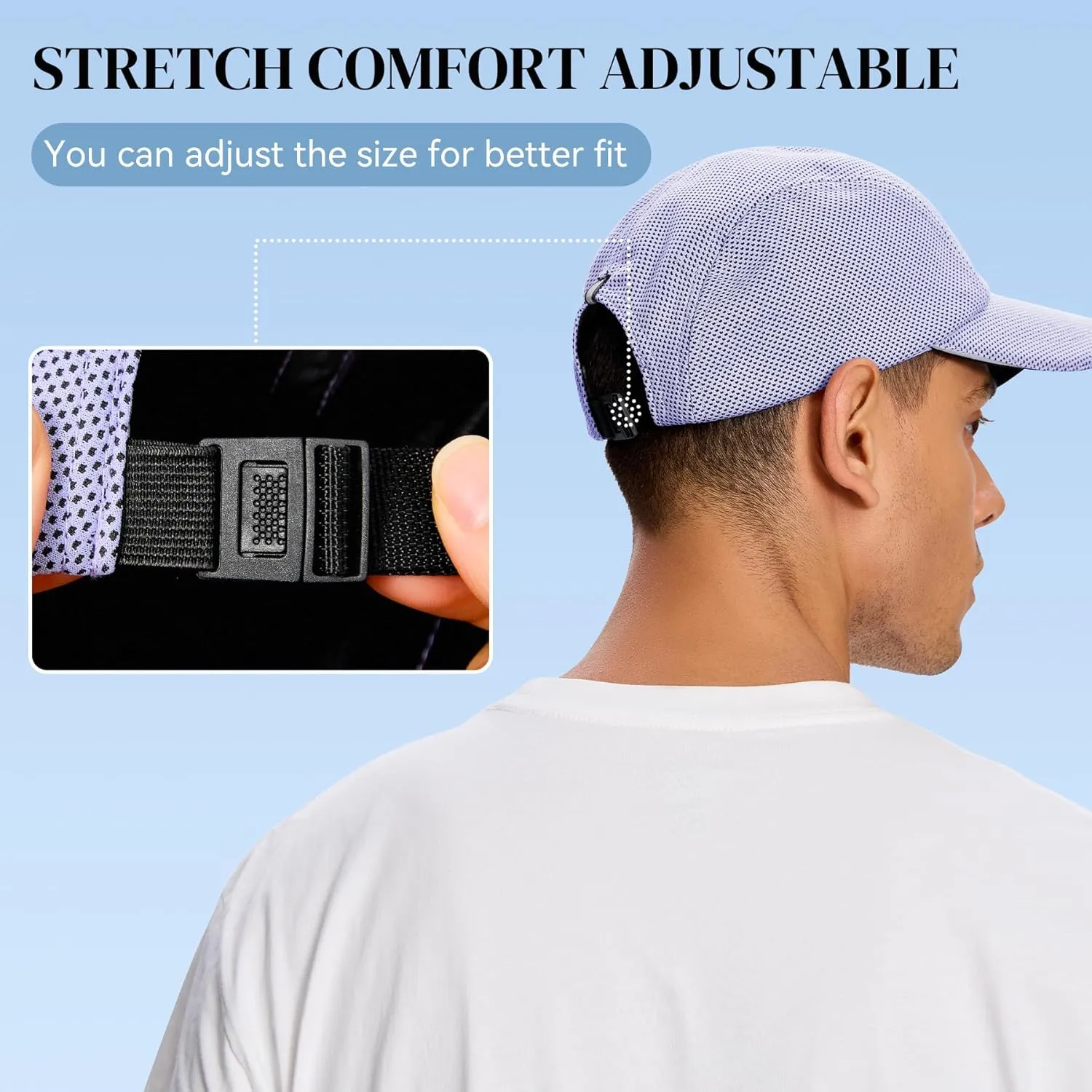 Zando Womens Hats Baseball Caps - Reflective, Mesh, Quick Dry, Soft, Breathable, Lightweight - Running, Tennis, Golf, Sport